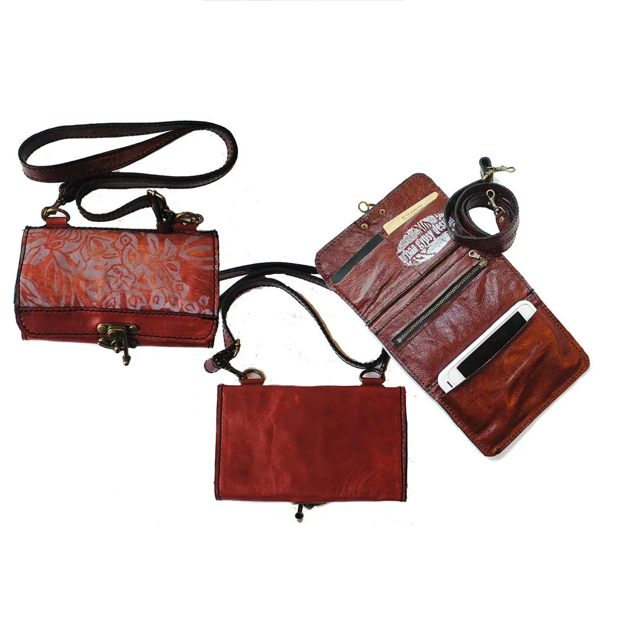 Terracotta outlet clutch bag