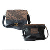 Urban Gypsy Design Uptown Messenger in Rose Print and Smoky Mountain Color