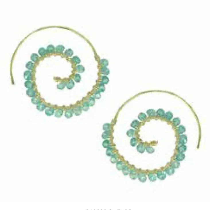 Vannucci Design by Justine Apatite Earrings E001AP