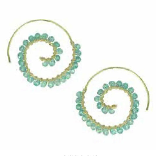 Vannucci Design by Justine Apatite Earrings E001AP