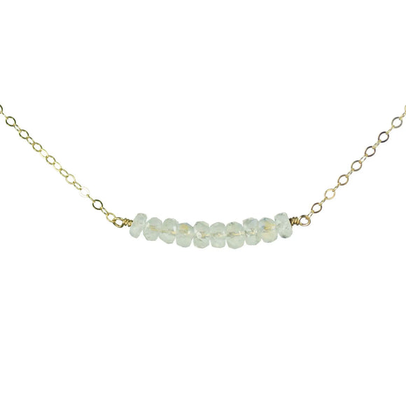 Vannucci Jewelry by Justine Chalcedony Necklace N2057