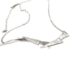 Votive Designs Jewelry Fibonacci Wave Sterling Silver Necklace FWN001 Artistic Artisan Designer Jewelry