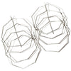 Octagon Web Sterling Silver Earrings OWE002 by Votive Designs Jewelry, Artistic Artisan Designer Jewelry