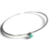 Votive Designs Jewelry Solitaire Bangle Turquoise Bracelet TSBB003 Artistic Artisan Designer Jewelry