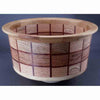 Winchester Woodworks Segmented Bowl 1308, Artistic Artisan Wood Turned Bowls