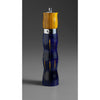Combination in Blue and Yellow Wooden Salt and Pepper Mill Grinder Shaker by Robert Wilhelm of Raw Design