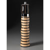 Combination in Natural Wood and Black Wooden Salt and Pepper Mill Grinder Shaker by Robert Wilhelm of Raw Design