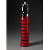 Combination in Red, Black, and White Wooden Salt and Pepper Mill Grinder Shaker by Robert Wilhelm of Raw Design