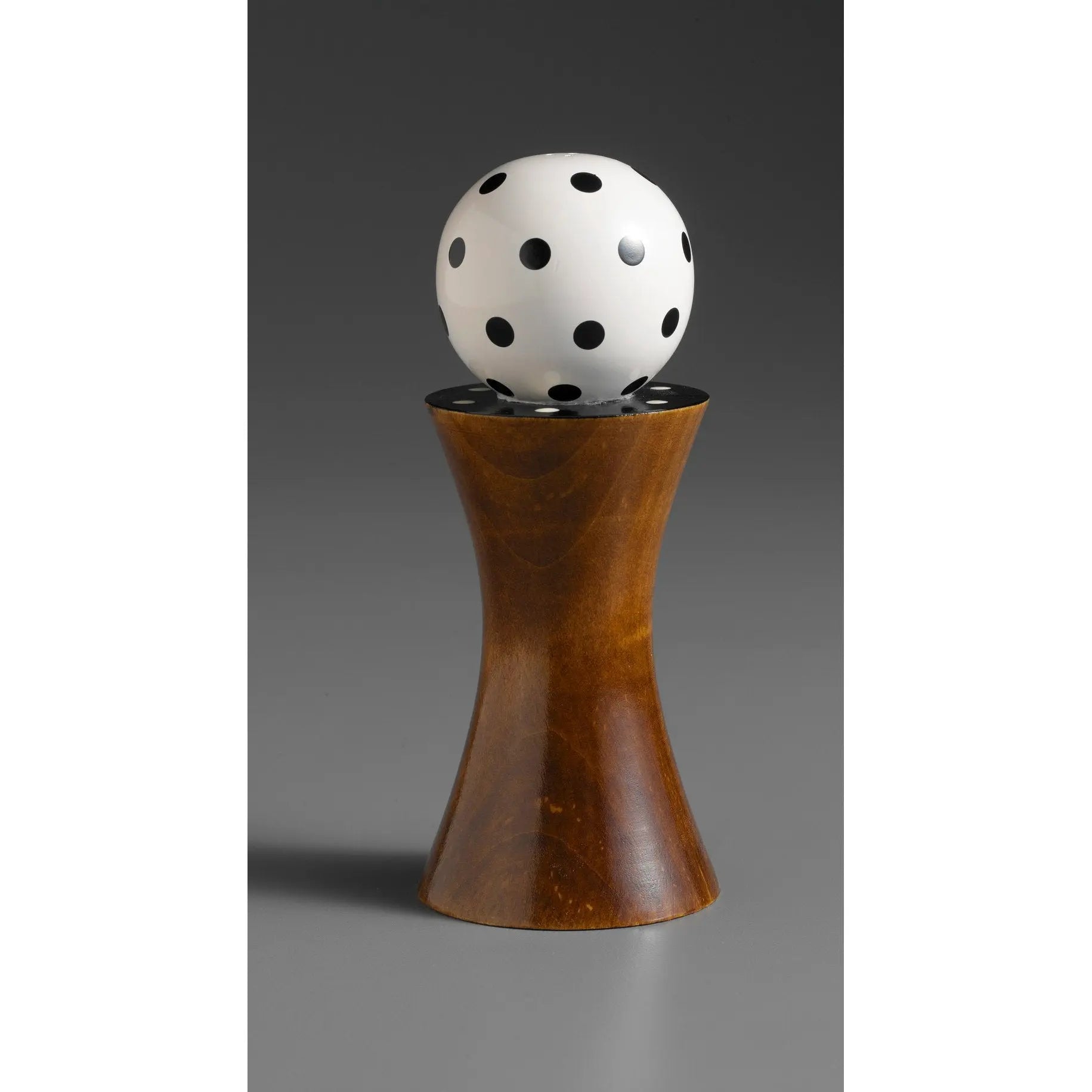 Alpha in Brown, Black, and White Wooden Salt and Pepper Mill Grinder Shaker  by Robert Wilhelm of Raw Design