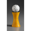 Alpha in Yellow, White, and Black Wooden Salt and Pepper Mill Grinder Shaker by Robert Wilhelm of Raw Design
