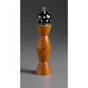 Aero in Orange, Black, and White Wooden Salt and Pepper Mill Grinder Shaker by Robert Wilhelm of Raw Design