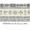 WSM Shade Woven and Sprig in Mist