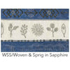 WSSWoven and Sprig in Sapphire Shade