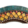 Mosaic Round Mirror in Butterfly by Zetamari, Angie Heinrich Detail
