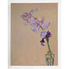 Lila Bacon Floral Painting on Canvas Spring Iris c-lb183