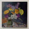Lila Bacon Floral Painting on Canvas Marigolds, Etc c-lb192
