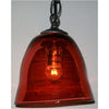 Crystal Postighone Dark Red Glass Pendant Light, Artistic, Artisan, Hand Blown Glass Pendants