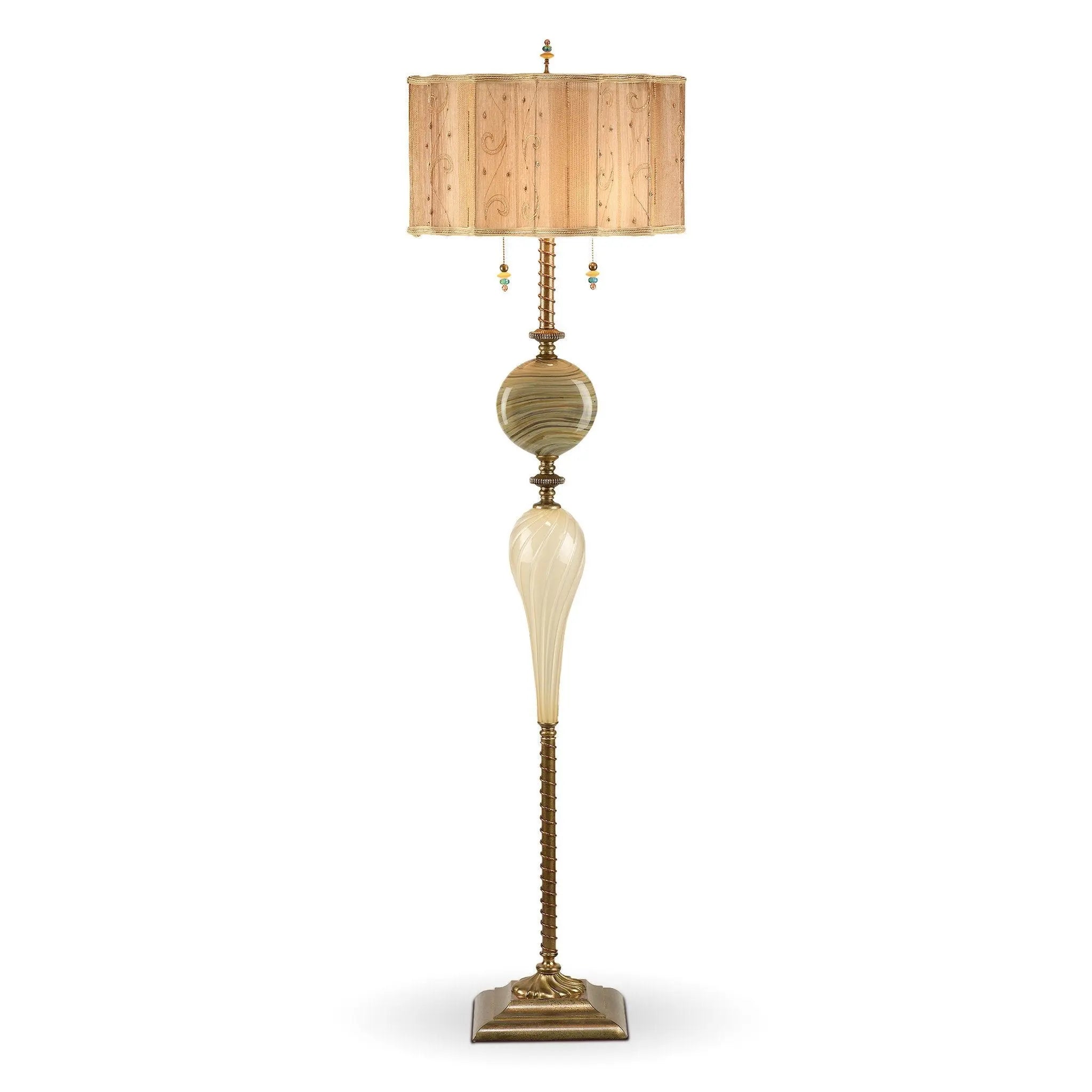 Cream lamp shades for floor lamps top